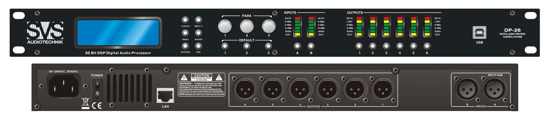 SVS Audiotechnik DP-26 Цифровой процессор: 2 входа 6 выходов в Орске