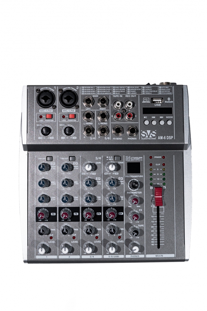 SVS Audiotechnik mixers AM-6 DSP Микшерный пульт аналоговый, 6-канальный SVS Audiotechnik mixers в Орске