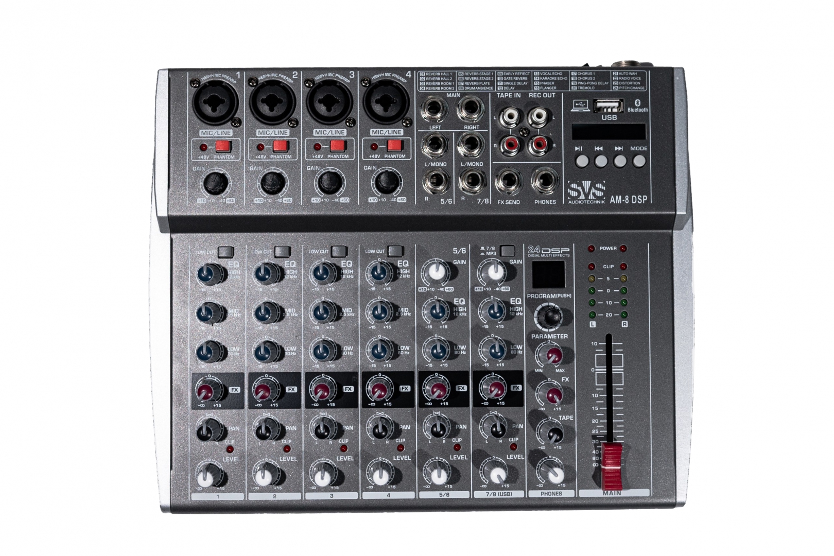 SVS Audiotechnik mixers AM-8 DSP Микшерный пульт аналоговый, 8-канальный в Орске